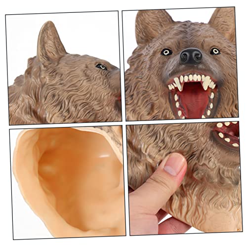 minkissy Tier Handpuppe Wolf Interaktive Fingerpuppe für Lustiges Rollenspielspielzeug aus Hochwertigem Material für Kreative Aufführungen und Eltern Junge Mädchen Interaktion minkissy Tier Handpuppe Wolf Interaktive Fingerpuppe für Lustiges Rollenspielspielzeug aus Hochwertigem Material für Kreative Aufführungen und Eltern Junge Mädchen Interaktion von minkissy