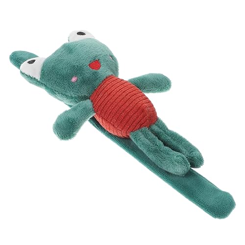 minkissy Tierisches Slap Armband Froschform Plüscharmband für Mitgebsel für Themenpartys und Geburtstagsfeiern und Bequem zu Tragen Robust und Langlebig von minkissy