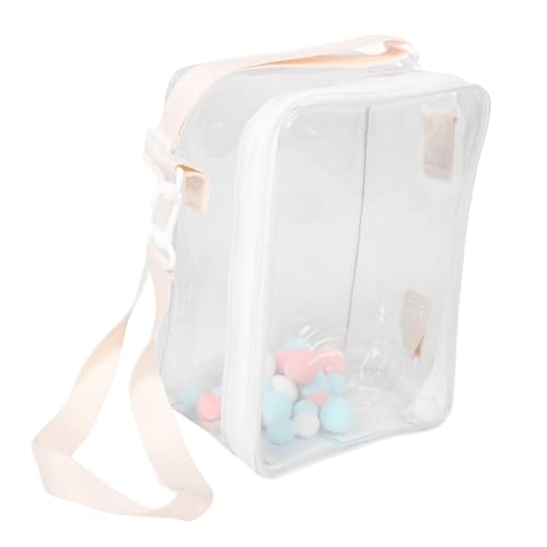 minkissy Transparente Figuren Aufbewahrungstasche Großer Baumwollbeutel für Mini Puppen mit Verstellbarem Tragegurt Einzelfach mit Reißverschluss Staubdicht für Sammlungen minkissy Transparente Figuren Aufbewahrungstasche Großer Baumwollbeutel für Mini Puppen mit Verstellbarem Tragegurt Einzelfach mit Reißverschluss Staubdicht für Sammlungen von minkissy