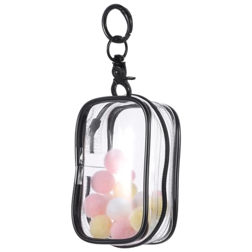 minkissy Transparente Figuren Aufbewahrungstasche mit Schnalle Tragbare Kompakte Puppen Display Tasche mit Reißverschluss für Vielseitige Nutzung und Einfache von minkissy