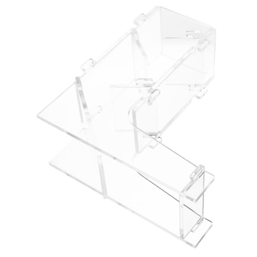 minkissy Transparenter Würfelturm aus Robustem Acryl Fairer Würfelwurf Kompakt und Leicht für Unterwegs als Zubehör für Brett und Tabletop Spiele von minkissy