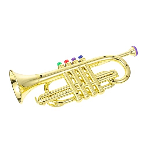 minkissy Trompete Simulation Kunststoff Musikinstrument für Mädchen Jungen Lernspielzeug Pädagogisch Sicher Bunt minkissy Trompete Simulation Kunststoff Musikinstrument für Mädchen Jungen Lernspielzeug Pädagogisch Sicher Bunt von minkissy