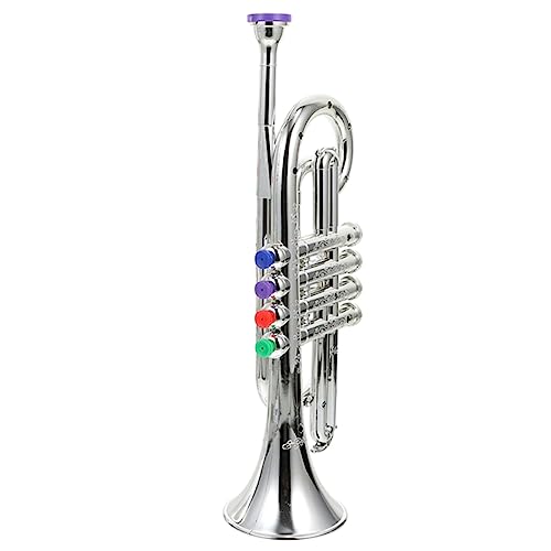 minkissy Trompete Simuliertes Blasinstrument mit Kleines Tragbares Musikinstrument für Kleinkinder für Jungen und Mädchen zur Musikalischen minkissy Trompete Simuliertes Blasinstrument mit Kleines Tragbares Musikinstrument für Kleinkinder für Jungen und Mädchen zur Musikalischen von minkissy