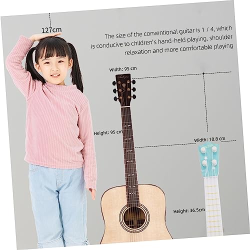 minkissy Ukulele Gitarre Musikinstrument für Anfänger Jungen Mädchen Dekorationsspielzeug Leicht und Pädagogisch von minkissy