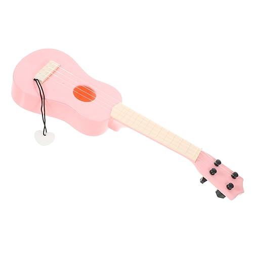 minkissy Ukulele Mittelgroß Rosa Frühes Musiklern Instrument für Mädchen und Jungen Pädagogisches Saiteninstrument für Rhythmus und Kompositionsübungen Kreatives für Geburtstag und von minkissy