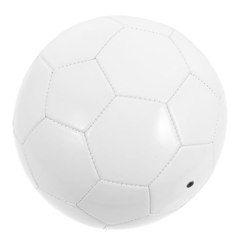 minkissy Unbedruckter Fußball Weißer DIY Malball zum Bemalen Handgemalt Training Fußball Bastelset für Familienaktivitäten von minkissy