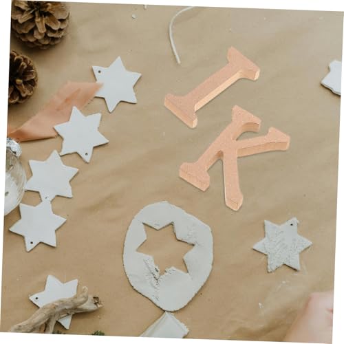 minkissy Unlackierte Holzbuchstaben Teiliges DIY Holz Alphabet zum Bemalen Kreative Holzbuchstaben für Wohnkultur Fotorequisiten und Bastelprojekte von minkissy