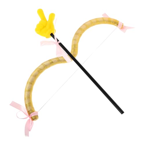 minkissy Valentinstag Kostüm Set mit Kreativem Handpfeil und Bogen Gelbes Accessoire für Erwachsene Wiederverwendbar Romantisches Karneval Kostüm für Fasching und Valentinsfeier minkissy Valentinstag Kostüm Set mit Kreativem Handpfeil und Bogen Gelbes Accessoire für Erwachsene Wiederverwendbar Romantisches Karneval Kostüm für Fasching und Valentinsfeier von minkissy