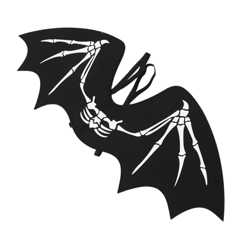 minkissy Verstellbare Dämonen Fledermausflügel für Erwachsene Realistische Schwarze Engelsflügel Cosplay Requisiten für Halloween Bühne Karneval Rollenspiel und Partys von minkissy