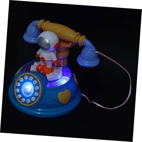 minkissy Vintage Astronauten Telefonspielzeug mit Licht und Musik Interaktives Lernspielzeug für Zuhause und Kindergarten für Kleinkinder und Mädchen minkissy Vintage Astronauten Telefonspielzeug mit Licht und Musik Interaktives Lernspielzeug für Zuhause und Kindergarten für Kleinkinder und Mädchen von minkissy