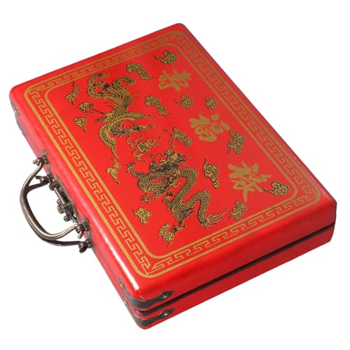 minkissy Vintage Mahjong Box aus Holz Retro Aufbewahrungsbox für Mahjong Spielsteine Multifunktionale Lagerung für Zuhause und Unterwegs minkissy Vintage Mahjong Box aus Holz Retro Aufbewahrungsbox für Mahjong Spielsteine Multifunktionale Lagerung für Zuhause und Unterwegs von minkissy