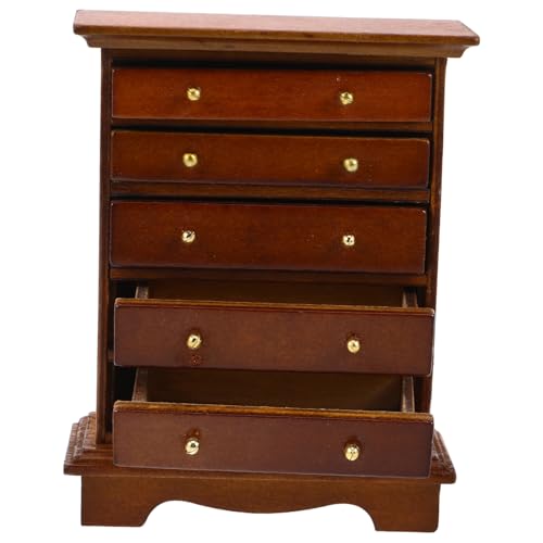 minkissy Vintage Nachttisch aus Holz mit Abnehmbarer Schublade Braun für Puppenhausdekor und Sammlungen Maßstab minkissy Vintage Nachttisch aus Holz mit Abnehmbarer Schublade Braun für Puppenhausdekor und Sammlungen Maßstab von minkissy