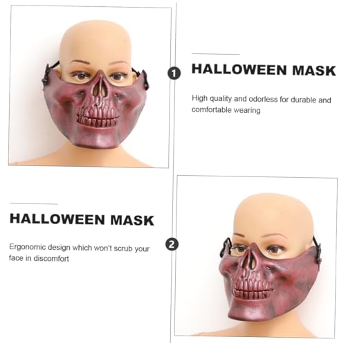 minkissy Vollgesichts-Schutzmaske Schädel-Skelett-Maske Halloween-Maske Skelettmaske Halloween minkissy Vollgesichts-Schutzmaske Schädel-Skelett-Maske Halloween-Maske Skelettmaske Halloween von minkissy