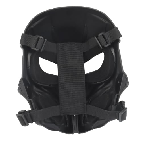 minkissy Vollgesichtsmaske Schwarz Atmungsaktiv Verstellbar Gesichtsschutzmaske Outdoor Cosplay Herren Halloween Requisite minkissy Vollgesichtsmaske Schwarz Atmungsaktiv Verstellbar Gesichtsschutzmaske Outdoor Cosplay Herren Halloween Requisite von minkissy
