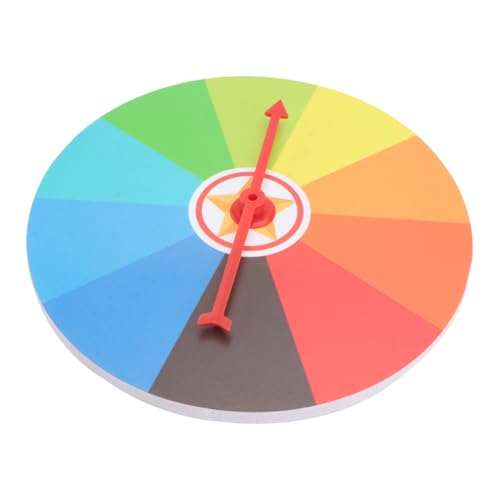 minkissy Wandmontiertes Drehbares Preisrad für Partygeschenke Karneval DIY Spiel Zubehör Langlebig Sicher von minkissy