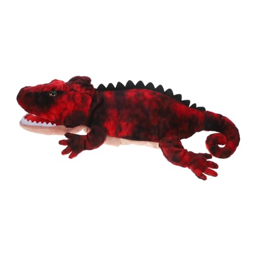 minkissy Weiche Reptilien Handpuppe für Interaktives aus Ungiftigem Material Fördert Kreativität Rollenspiel und Feinmotorik Geeignet für Kindergarten und Babyspielzeug von minkissy