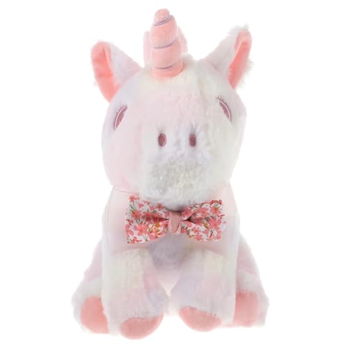 minkissy Weiches Plüsch Einhorn Kuscheltier Farbenfrohes Hautfreundliches Stofftier Beruhigendes für Langlebiges Sicheres für Mädchen und Jungen von minkissy