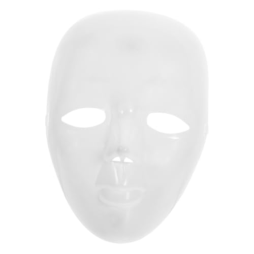 minkissy Weiße Maske zum Bemalen DIY Masquerade Party Maske Langlebige Faschingsmaske für Frauen Vielseitiges Kostüm Accessoire für Karneval Maskenball und Rollenspiele von minkissy