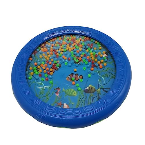 minkissy Wellenperlen Trommel für Ocean Drum Musikinstrument Kreatives Musikalischen Wahrnehmung und Koordination Blau von minkissy