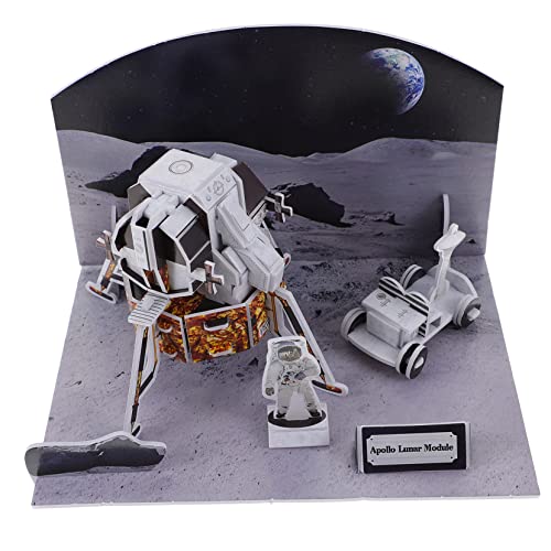 minkissy Weltraumflugzeug Puzzle für Pädagogisches DIY Raumschiff Modell Sicher ohne Scharfe Kanten Fördert Hand Auge Koordination und Kreatives für Jungen Jahre von minkissy