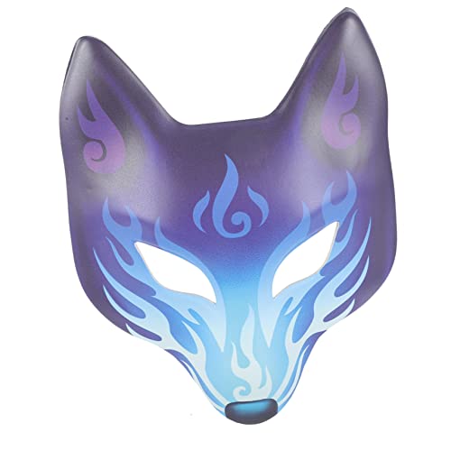 minkissy Zierfuchsmaske Für Cosplay Partys Multifunktionale Tiermaske Für Halloween Karneval Dekorative Maske Hochwertigem Material von minkissy