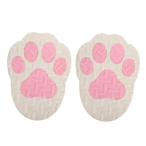 minkissy wasserdichte Fursuit Schuhsohlen rutschfeste Weiche PVC Pads Strapazierfähige Ersatzsohlen für DIY Tierkostüm Schuhe Komfortable Realistische Cosplay Accessoires von minkissy