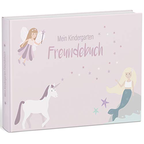 mintkind® „Meine Freunde“ Kindergarten Freundebuch Feenwelt | Freundebuch für den Kindergarten Junge & Mädchen | Freundschaftsbuch Kindergarten Freundebuch zum Ausfüllen | Kindergartenfreunde von mintkind