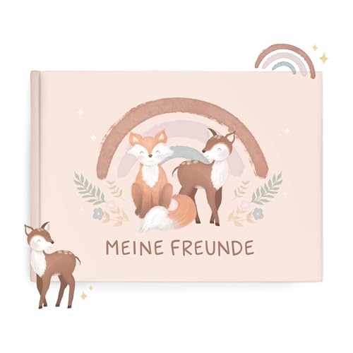 mintkind Freundebuch Grundschule – Boho Fuchs, Hardcover, 80 Seiten, DIN A5 quer, 140g Naturpapier, Seiten zum Ausmalen, Ankreuzen, Einkreisen und Schreiben mintkind Freundebuch Grundschule – Boho Fuchs, Hardcover, 80 Seiten, DIN A5 quer, 140g Naturpapier, Seiten zum Ausmalen, Ankreuzen, Einkreisen und Schreiben von mintkind