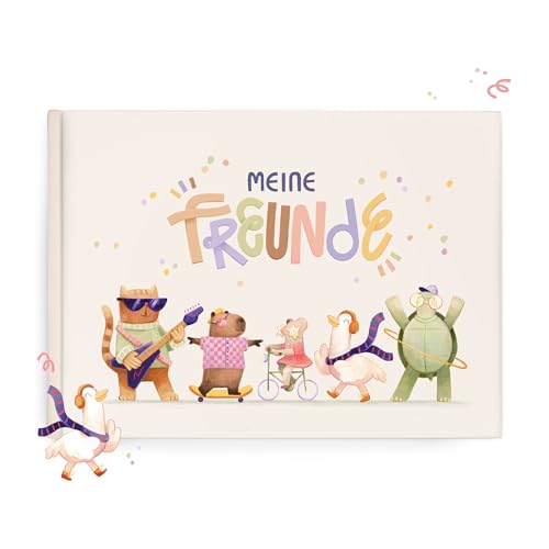 mintkind Freundebuch Grundschule Tiere – Kreatives Erinnerungsbuch mit Ausmalbildern, Fragen & Platz für Fotos, Geschenk zur Einschulung Kinder mintkind Freundebuch Grundschule Tiere – Kreatives Erinnerungsbuch mit Ausmalbildern, Fragen & Platz für Fotos, Geschenk zur Einschulung Kinder von mintkind