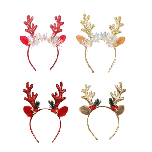 mioosho Weihnachts-Stirnbänder, Kostüm, modisches Accessoire, tragbar oder stilvoll, Party-Spaß, bequeme und stabile Haardekoration mioosho Weihnachts-Stirnbänder, Kostüm, modisches Accessoire, tragbar oder stilvoll, Party-Spaß, bequeme und stabile Haardekoration von mioosho