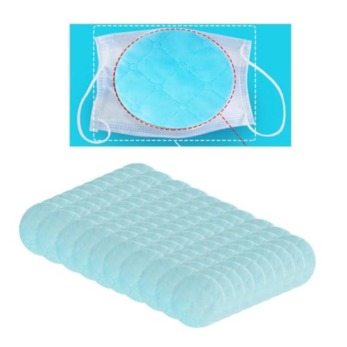 100 Stück Einweg-Maskenmatte aus Vlies, wiederverwendbares rundes Kissen für staubdichte und wasserdichte Masken 100 Stück Einweg-Maskenmatte aus Vlies, wiederverwendbares rundes Kissen für staubdichte und wasserdichte Masken von misppro