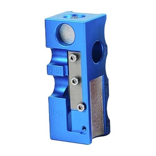 12-in-1 Pool-Queue-Spitzen-Former, Reparatur-Set für Queue-Stick-Wartung, Club-Training und Wettkampf, Blau von misppro