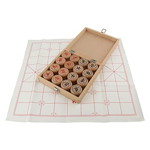 Chinesische Holzstücke Schach Flip Cover Schachbox Freund Unterhaltung Geschenke von misppro