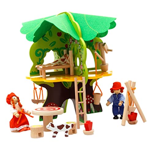 DIY Holz Miniatur Puppenhaus Villa Baumhaus Puppe Figuren Möbel Set von misppro