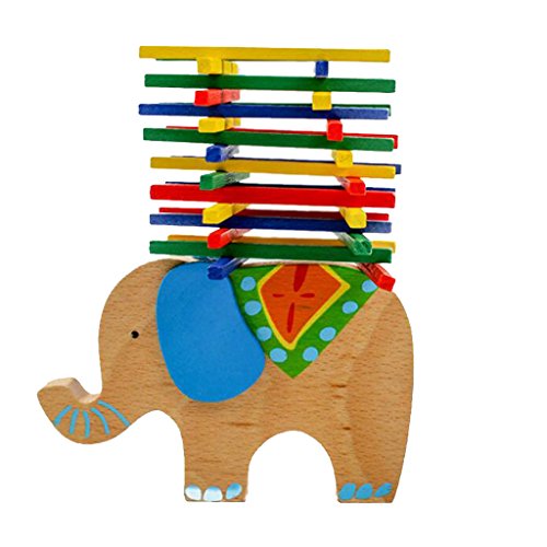 Hölzernes pädagogisches Elefanten-Balkenspiel für Kinder, Baby, Kinderhände Hölzernes pädagogisches Elefanten-Balkenspiel für Kinder, Baby, Kinderhände von misppro