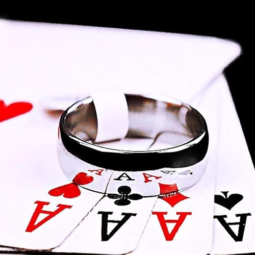 Magic Ring Poker Prophezeiung – Kartenvorhersage Requisite mit Nahaufnahmen – 19 mm von misppro