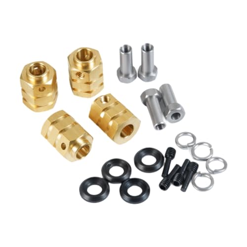 Metall RC Crawler Wheel Hex Naben Extension Drive Adapter für 1/10 TRX4 Modellauto von misppro