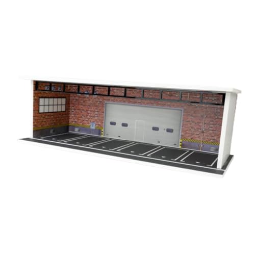 Modellautovitrine im Maßstab 1:64 – DIY Montage Garage Diorama mit staubdichter Acrylabdeckung für Spielzeugautoaufbewahrung und Dekoration - Stil a Modellautovitrine im Maßstab 1:64 – DIY Montage Garage Diorama mit staubdichter Acrylabdeckung für Spielzeugautoaufbewahrung und Dekoration - Stil a von misppro