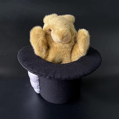 Puppe Hase mit Hut – Zaubertricks Gimmick Comedy Requisite (braun) von misppro