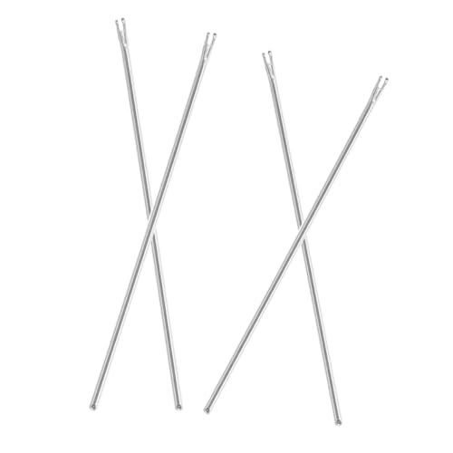 Puppenhaarwurzelwerkzeug-Set, 4 Metallnadeln für DIY-Puppenherstellung und Haarstyling von misppro