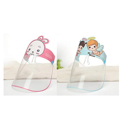 misppro 2 Stück Kids Cartoon Clear Safety Face Shield Viser Cover mit Antibeschlag Rahmen - Leichte, wiederverwendbare und multifunktionale Schutz für Kleinkinder, Kleinkinder und Jugendliche misppro 2 Stück Kids Cartoon Clear Safety Face Shield Viser Cover mit Antibeschlag Rahmen - Leichte, wiederverwendbare und multifunktionale Schutz für Kleinkinder, Kleinkinder und Jugendliche von misppro