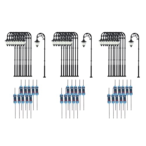 misppro 30 x Modelleisenbahn Zug Lampenpfosten 2,48 Zoll Street White Lights HO Scale misppro 30 x Modelleisenbahn Zug Lampenpfosten 2,48 Zoll Street White Lights HO Scale von misppro