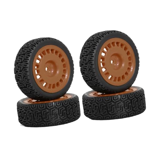 misppro 4 Stück 1:10 RC Autoreifen, Ersatz für XV02, einfach zu installieren, Upgrade-Teil, RC-Modifikationszubehör, Braun misppro 4 Stück 1:10 RC Autoreifen, Ersatz für XV02, einfach zu installieren, Upgrade-Teil, RC-Modifikationszubehör, Braun von misppro