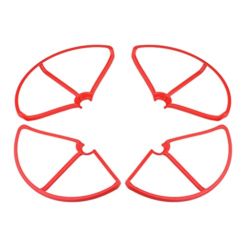 misppro 4 x Propellerschutz für Mi Drone 4K, Rot von misppro
