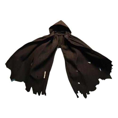 misppro Actionfigur im Maßstab 1:12 - Trendiger Unisex Umhang - Mini Stoffpuppen-Kostüm für 15,2 cm große Minifiguren - Schwarz misppro Actionfigur im Maßstab 1:12 - Trendiger Unisex Umhang - Mini Stoffpuppen-Kostüm für 15,2 cm große Minifiguren - Schwarz von misppro