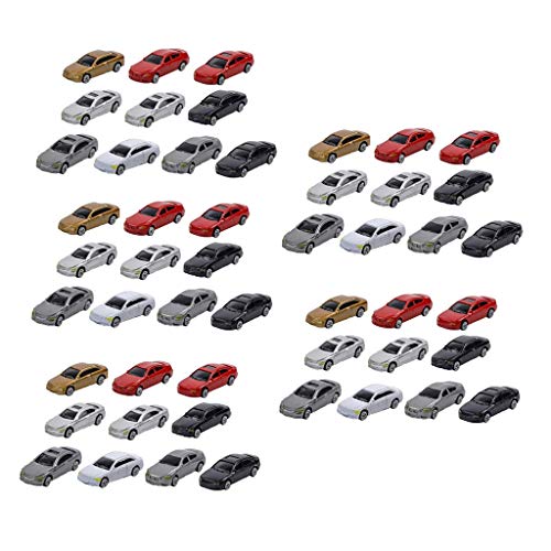 misppro HO Modell-Mini-Auto 1:87, 50 Stück farbig sortiert, Kunststoff, geeignet für HO/TT Maßstab, Kinder & Modelleisenbahn-Enthusiasten misppro HO Modell-Mini-Auto 1:87, 50 Stück farbig sortiert, Kunststoff, geeignet für HO/TT Maßstab, Kinder & Modelleisenbahn-Enthusiasten von misppro
