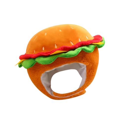 misppro Hamburgerhut aus weichem Plüsch, Accessoire für Erwachsene, Herren, Damen, Festival, Party, Halloween, Weihnachten misppro Hamburgerhut aus weichem Plüsch, Accessoire für Erwachsene, Herren, Damen, Festival, Party, Halloween, Weihnachten von misppro