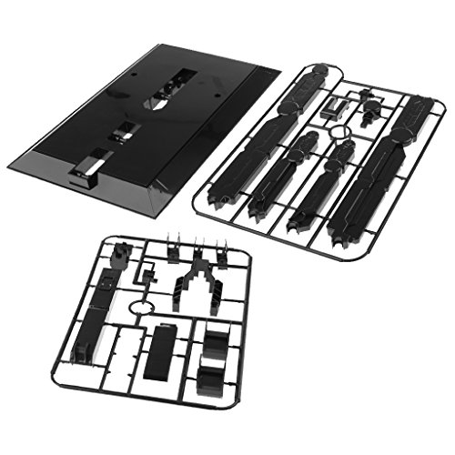 misppro Schwarzes PVC-Display für Gundam-Actionfigur, Maßstab 1/60 1/100, breite Stabilitätsbasis, modern von misppro
