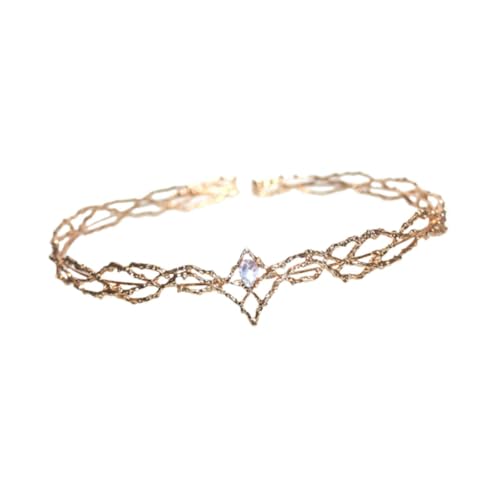 misppro Strass Feenkrone Legierung Kopfbedeckung Geburtstag Tiara für Abschlussball Foto Requisiten Party - Weiße Strasssteine misppro Strass Feenkrone Legierung Kopfbedeckung Geburtstag Tiara für Abschlussball Foto Requisiten Party - Weiße Strasssteine von misppro