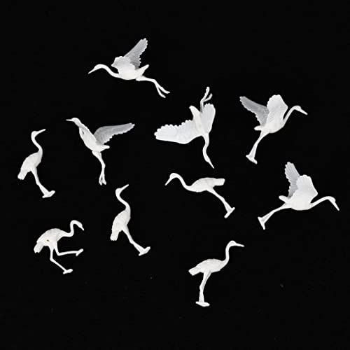 misppro Tiervogel Japanische Kran Miniaturmodelle für Mikro-Landschaft Zubehör von misppro
